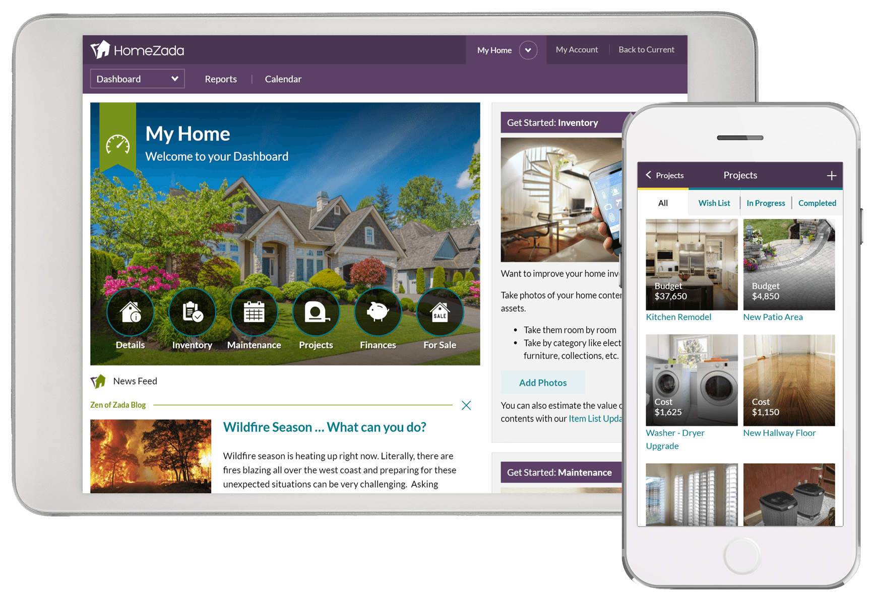 Homezada home management intro to buyers